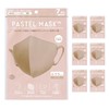 [PASTEL MASK] パステルマスク 不織布 49枚入り 立体 3D 三層構造 カラー 個包装