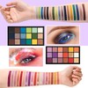 DWDiWen 36 Colors Makeup Eyeshadow Palette, Colorful Matte Glitter Eyeshadow