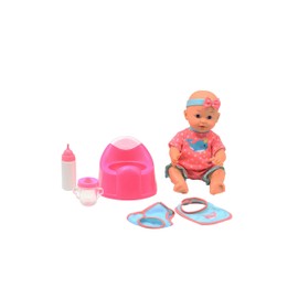 Dream Collection, Drink & Wet Baby Doll with Training Potty - Lifelike Baby Doll and Accessories for Realistic Pretend Play, Hard Body - 14”