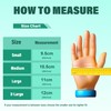 SUPPORTSMART Donning Gloves for Compression Stockings - Enhanced Grip, Tear-Resistant,