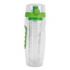 Fruit Infuser Water Bottle Anti Slip Grip Flip Top Lid
