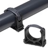 PVC Pipe Clamp Set, 63 mm, Plastic, Pack of 10,