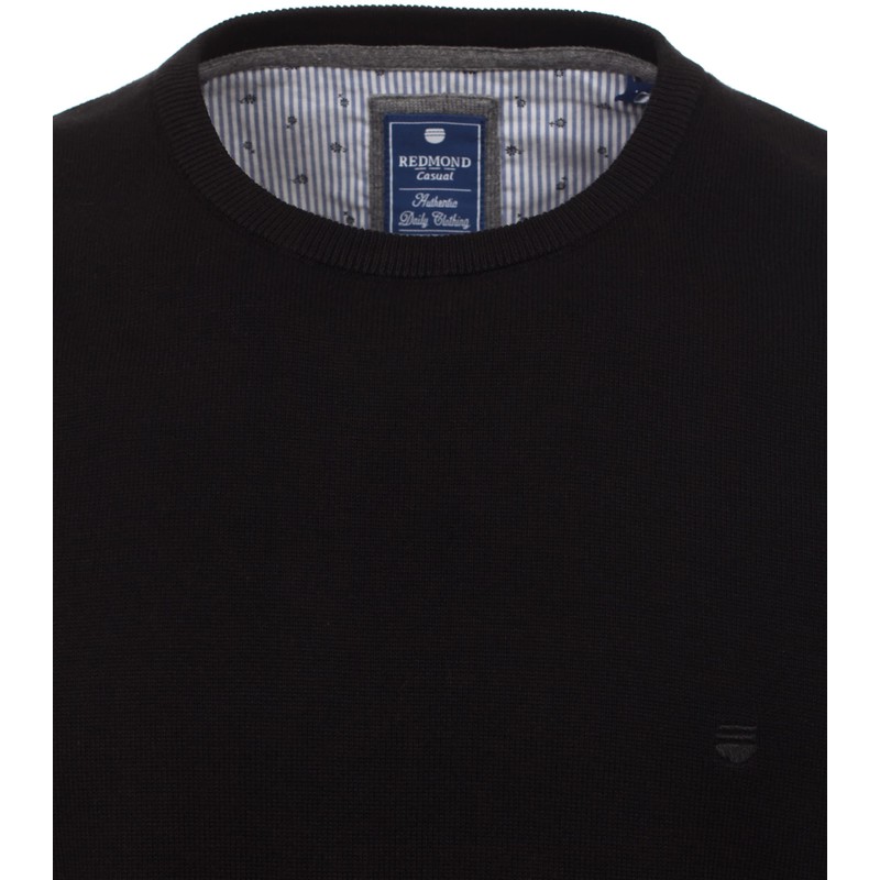 Redmond Plain Jumper, black