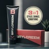 Brylcreem 3-in-1 Original High Shine Men's Hair Cream for Styling,