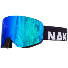 NAKED Optics® Ski Goggles Snowboard Goggles for Men and Women - Mirrored with Magnetic Change System - Ski Goggles for Men and Women (Troop Evo OTG, without Bad Weather Glass)