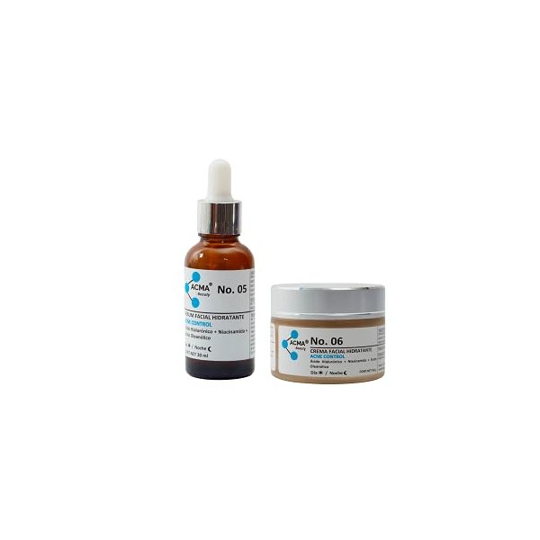 ACMA BEAUTY– Serum y Crema Facial Hidratante para Control de