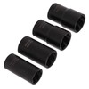 5pcs Lug Nut Extractor Tool 1/2in Drive Metric 17 19
