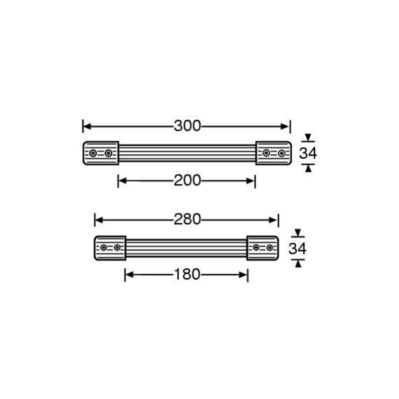 Adam Hall 3426 Riemengriff Kunststoff schwarz 300 mm