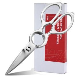 Stainless Steel Kitchen Shears Heavy Duty Full-steel Forged Metal Scissors for Food, Professional Chef Shears Bone Cutting Meat Pizza Scissors Kitchen Utensils Come Apart