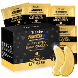 24K Gold Augenpads, 50 Paar Gel eye pads, Kollagen-Hyaluronsäure-augenpflaster, Anti Aging under eye pads Gegen Augenringe, Eye patches gegen augenringe, tränensäcke, Faltenentfernung Augenpolster