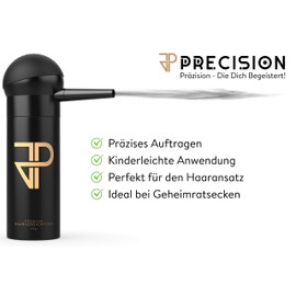 JP Precision - Premium Applicator for Scatter Hair and Hair Application Precise Attachment Pump for Hair Thickener for Targeted Distribution of Hair Fibres