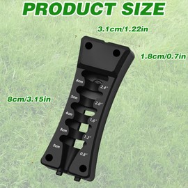 HINGTAI 3-in-1 Golf Tee Height Adjuster, Divot Repair Tools, Good Size Not Heavy, Portable Versatility Tools with Ball Marker and Tee Holder for Golf Course Use