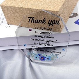 Thank You Decorations for Teacher Coworker Appreciation Gifts for Women Men Desk Decorative Signage for Boss Thank You Gifts for Mentor Retirement Gifts for Supervisor Goodbye Gift for Colleague