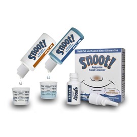 Snoot! Spray Nasal Irrigation Kit STRONG formula - Drug-Free Nasal Cleaner - Nasal Rinse Kit - 4 oz Total