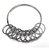 Very Large Jailers Heavy Duty Nickel Plated Split Rings 76mm