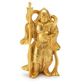 Takita Shoten Buddha Statue, Good Luck and Good Luck, Seven Lucky Gods, Hidemun Makita, Height 3.4 x Width 2.0 inches (8.7 x 5 cm) (by Hidouun Makita), Prosperity of Business, Ask-Free Disaster, Good Luck, and Affilience [Takita Shoten Issued Certificate Included]