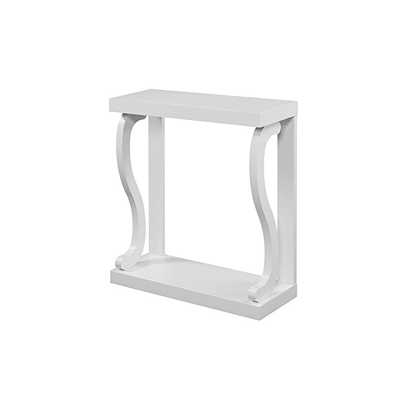 Convenience Concepts Newport Gramercy Console Table, White