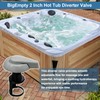 2" Hot Tub Diverter Valve Kit Stem with Cap Handle
