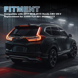 Sheraho LED Tail Light Compatible with 2017 2018 2019 Honda CRV CR-V Replacement for 33550-TLA-A01 HO2804113 Outer Taillight Rear Lamp Left Driver Side