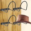NBBENG Cowboy Hat Rack for Wall 4 Pack, Cowboy Hat