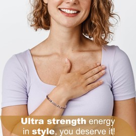 MagVIVACE Women Copper Magnetic Bracelet for Arthritis, Pure Copper Jewelry, Lymph Detox Bracelet with 3500 Gauss Magnet(0143)