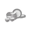 Flirt by Ritzenhoff & Breker Doppio Grey Coffee Service 18-Piece