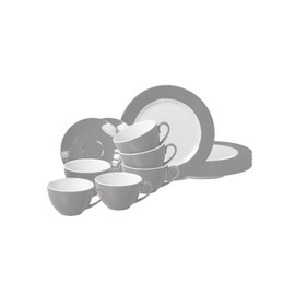 Flirt by Ritzenhoff & Breker Doppio Grey Coffee Service 18-Piece