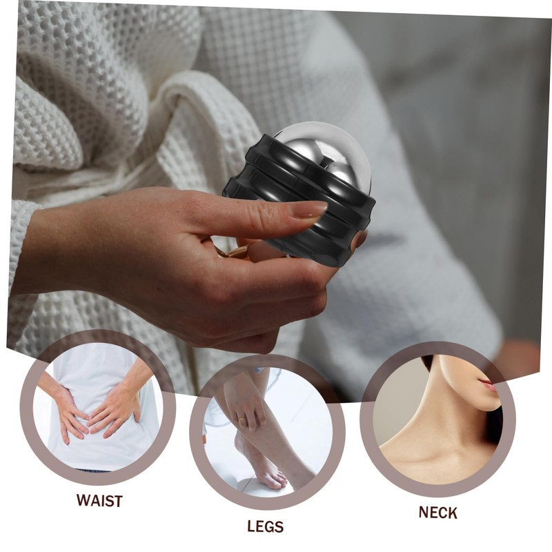 TOVINANNA Deep Tissue Muscle Roller Stainless Steel Massage Ball Full