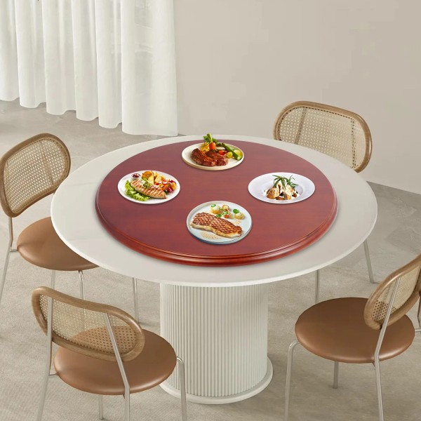 Unbranded Round Tabletop Serving Plate 70cm Dining Table Turntable Rotating