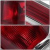 DNA MOTORING TL-ZTL-006-CHRD Pair of Red Polycarbonate Lens Tail Lights