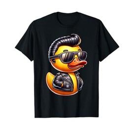 50s Sock Hop Rubber Ducky Greaser Boys Kids Rockabilly Ducky T-Shirt
