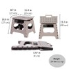 Non-Slip Folding Step Stool, Sturdy Safe Enough - Holds up