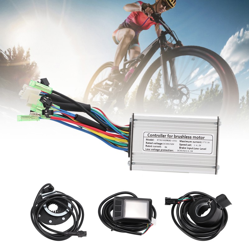36V/48V 350W Electric Motor Controller Kit 17A Brushless Motor Controller