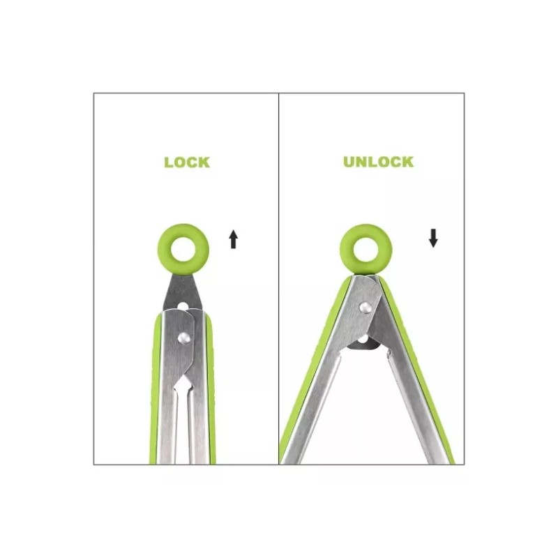 Cuchillos Kit 4 Pinzas De Cocina De Acero Inoxidable Para