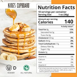 King's Cupboard Bourbon Caramel Sauce - The Perfect Sauce for Ice Cream, Fruit Dip, Topping Desserts, Caramel Drizzle for Coffee - Gluten-Free, Kosher, All Natural Ingredients, Made in USA 10.4 oz - Pack 2