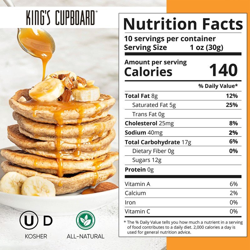 King's Cupboard Bourbon Caramel Sauce - The Perfect Sauce for