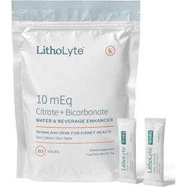 Kidney Health | Water & Beverage Enhancer 10 mEq, Developed by Urologists, 2 Pack (120 Sticks)