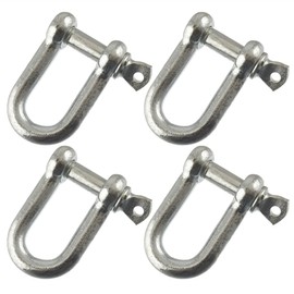 8mm Galvanised Dee Shackle Pack of 4 Chandlery DK02