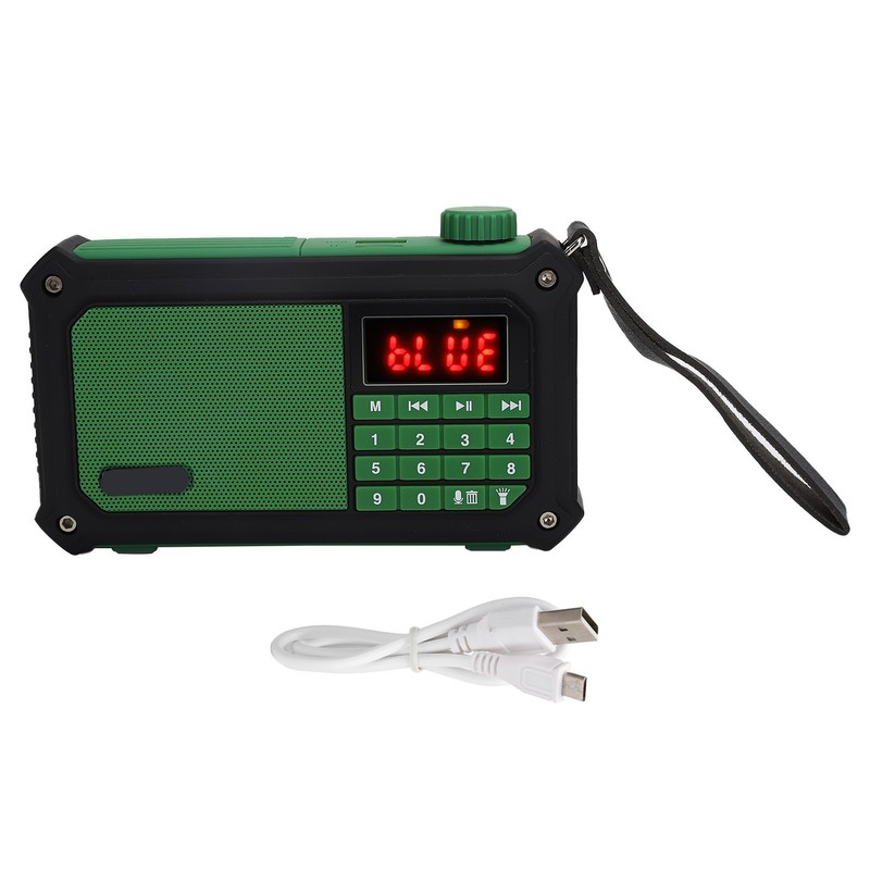 K-81 Multi function Radio Flashlight FM Radio Wireless Bluetooth Speaker