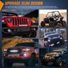 Nilight Slim LED Light Bar 2Pcs 7 Inch 16LED Single