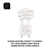 SLEEKLIGHTING 13Watt T2 Spiral CFL GU24 2 Prong Light Bulb