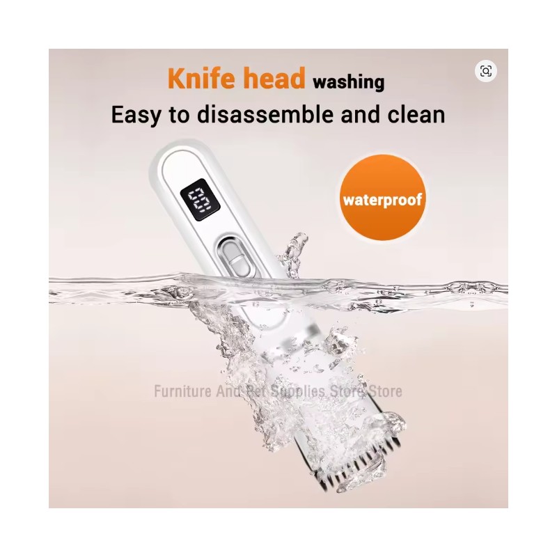 Toolzia 4-in-1 Cordless Pet Grooming Clippers