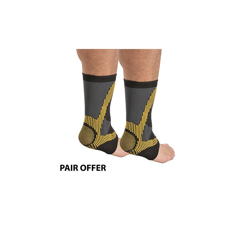 Solace Care Elastic Ankle Compression Support - Extra Protection and