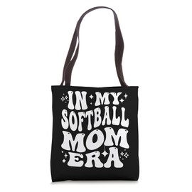 In My Softball Mom Era Sports Mama Life Game Day Pride Tote Bag