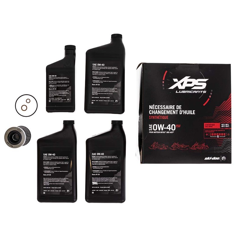 SKI-DOO 4T 0W-40 Synthetic Oil Change Kit for Rotax 900