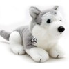 Husky Iowa Alaskan Malamute Lying Cuddly Toy Plush Dog Plush