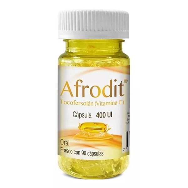 Gelish Afrodit Tocofersolán ( Vitamina E ) Frasco C/99 Caps Progela