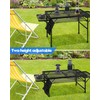 MSDADA Folding Grill Table, Portable Grill Table, Outdoor Grill Table,