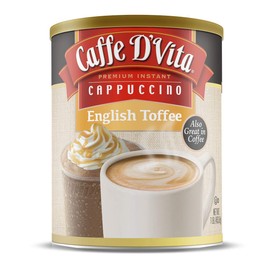 Caffe D’Vita English Toffee Cappuccino 1 lb can (16 oz)