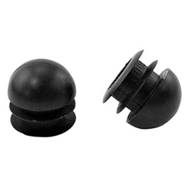 7/8" Round Chair Leg Feet Glide, Protect Your Indoor and Outdoor Furniture, Furniture Sliders, Floor Protector, Pack of 25, Black
